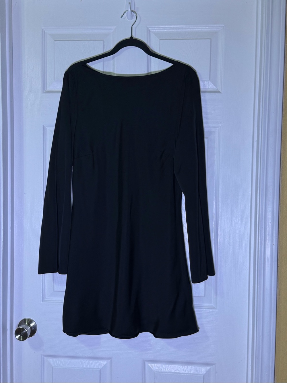 French Connection Black Long-Sleeve Mini Dress - Picture 5 of 11